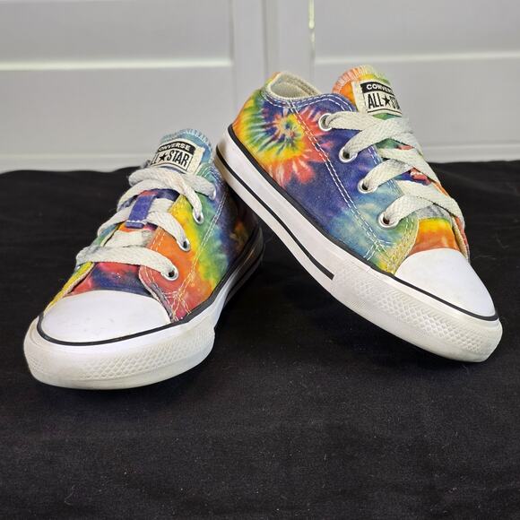 CONVERSE ALL STAR VGUC Multicolor Tie-Dye Sneakers Size 8 Toddler Youth - Picture 1 of 8